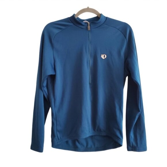 Pearl iZumi Quarter Zip Sweater Blue Size Large - Picture 1 of 13